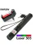 JUNGLEE LASER303 Yeşil Lazer Şarjlı 5000Mw 532Nm 8Km Menzil Kilitli Anahtarlı 4800Mah Şarjlı Pil Green Laser Pointer 2