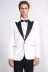 Kadife Slim Fit Beyaz Erkek Smokin Ceketi - Wessi 2
