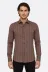 Kahverengi Kareli Slim-Fit Gömlek - Wessi - XXL / Kahverengi 1