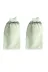 KAKTÜS JACK KTJ128502427 2 Adet Beyaz Banyo Hamam Kesesi Lastikli 25X17 Cm - Ktj7691-7194 1