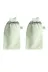 KAKTÜS JACK KTJ765634704 2 Adet Beyaz Banyo Hamam Kesesi Lastikli 25X17 Cm - Ktj4554-5333 1