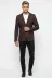 Kapitone Kahverengi Slim Fit Ceket - Wessi 3