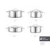 Karaca 000001000238437001 Power Steel 316+ 3Ply Discovery İndüksiyon Tabanlı 8 Parça Çelik Tencere Seti 3