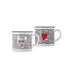 Karaca dyıfjh Love Kalpli 2'li Çay Fincanı 180 Ml 1