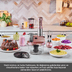 Karaca grghghggr Mastermaid Prosteel 6 In 1 Uzun Blender Ayaklı 6 Bıçaklı Cam Mutfak Robotu 2500W Rosegold 3