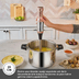 Karaca grghghggr Mastermaid Prosteel 6 In 1 Uzun Blender Ayaklı 6 Bıçaklı Cam Mutfak Robotu 2500W Rosegold 4