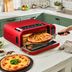 Karaca hfookjhfokg Multicrust Artisan Retro Pizza Makinesi Ve Airfryer Metallic Red 3