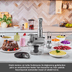 Karaca rgırergu9gr Mastermaid Prosteel 6 In 1 Uzun Blender Ayaklı 6 Bıçaklı Cam Mutfak Robotu 2500W Galaxy Grey 2