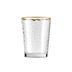 Karaca rufyyyftydjry Akroma Transparent Su Bardağı 435 Ml Gold 3