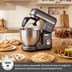 Karaca uwfıgugbv Mastermaid Chef Pro Çift Kollu Hamur Yoğurma Makinesi Space Gray 1500 W 5L 1