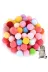 karamelpet KP-13362 Mini Ponpon Kedi Oyuncak Topu 5 Cm ( 2 Adet ) – Yumuşak Renkli Sessiz Kedi Oyun Topu 2