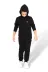 KARB TKMKAP9090 Unisex Kız Ve Erkek Çocuk Kapüşonlu Alt Ve Üst Eşofman Takım Yüzde Yüz Pamuk Çocuk Pijama Takım 2