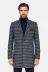 Kaşe Kareli Geniş Yaka Slim Fit Lacivert Erkek Palto - Wessi 1