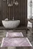 KAYABEY HOME B3-M5003K1-10P2 Kaymaz Taban Djt 2 Li Banyo Paspas Takımı Trend Saçaklı Modern M5003 Mor 1