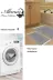 KAYABEY HOME B3-M5142K1-10P2 Kaymaz Taban Djt 2 Li Banyo Paspas Takımı Trend Saçaklı Modern M5142 Antrasit 3