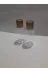 KAYAPETLASTİK KAYAPETPLASTİK73 50 Adet Mini Boş Plastik Mini Şişe ,gold Kapak,şampuan Duş Jeli Saç Kremi Kuaför Malzemesi 1