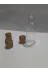 KAYAPETLASTİK KAYAPETPLASTİK73 50 Adet Mini Boş Plastik Mini Şişe ,gold Kapak,şampuan Duş Jeli Saç Kremi Kuaför Malzemesi 3