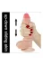 Kayar Derili Çift Katmanlı Realistik Dildo 23 Cm 3