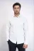 Kaz Ayağı Desenli Slim Fit Beyaz Erkek Gömlek - Wessi - L / Beyaz 1
