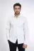 Kaz Ayağı Desenli Slim Fit Ekru Erkek Gömlek - Wessi - 3XL / Beyaz 1
