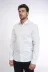 Kaz Ayağı Desenli Slim Fit Ekru Erkek Gömlek - Wessi - S / Beyaz 4