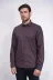 Kaz Ayağı Desenli Slim Fit Kahverengi Erkek Gömlek - Wessi - L / Kahverengi 4