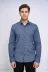 Kaz Ayağı Desenli Slim Fit Lacivert Erkek Gömlek - Wessi - L / Koyu Mavi 3