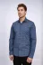 Kaz Ayağı Desenli Slim Fit Lacivert Erkek Gömlek - Wessi - XXL / Koyu Mavi 4