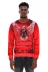 Kırmızı Baskılı Bisiklet Yaka Sweatshirt - Wessi 3