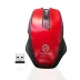 Kırmızı Renkli Baş Parmak Destekli Ergonomik Sessiz Kablosuz Mouse – USB Alıcılı, Ofis ve Oyun İçin Konforlu Bilgisayar Faresi MS6300 (4745) 1