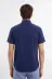 Kısa Kollu Terikoton Slim Fit Lacivert Erkek Gömlek - Wessi - M / Lacivert 4