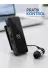 Klipsli Bluetooth Kulaklık Kısa Kablolu Tek Kulaklık Taşınabilir Günlük Kullanım 4