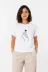 Kore Parmak Kalp Aşk Temalı Minimal Baskılı Tişört Yazlık Kısa Kol T-Shirt - Beyaz - 2XL - Beyaz 3
