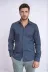 Koyu Lacivert Mini Kare Desenli Slim Fit Gömlek - Wessi - L / Lacivert 1