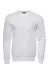 Krem Erkek Bisiklet Yaka Desensiz Sweatshirt - Wessi 1