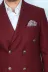 Kruvaze Slim Fit Bordo Erkek Ceket - Wessi 2