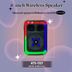 Kts Kts-1727 8’’ Rgb Işıklı Bluetooth Karaoke Hoparlör 4