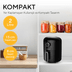 Kumtel Haf-05 900W Fastfryer 2L Yağsız  Airfryer Fritöz 3
