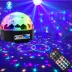 Küre Disko Topu Müzik Çalar Renkli Lazer Işıklı Bluetooth (4745) 2