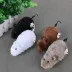 Kurmalı Kedi Eğitim Oyuncağı Tüylü Peluş Fare Yakalama İnteraktif Sevimli Eğlenceli Oyuncak (4745) 4