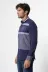 Lacivert Çizgili Desenli Gömlek - Wessi - S / Navy Blue 4