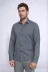 Lacivert Mini Kare Desenli Slim Fit Gömlek - Wessi - L / Koyu Mavi 3