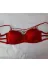 Le Jardin TYC00578654482 Le Jardın 7014 Balenli Taşlı Şeritli Basic Cup 90 Kırmızı 1