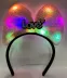 Led Işıklı 3 Farklı Fonksiyonda Yanan Gümüş Love Yazılı Toz Pembe Fiyonk Taç 20X17 cm (4745) 1