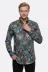 Leopar Desenli Slim Fit Uzun Kollu Çok Renkli Erkek Gömlek - Wessi - M / Mavi 1