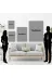 Limitless Design LESblok-eucuz927_rollback Dekoratif Soyut Altın Balık Sürreal Kanvas Duvar Tablosu 4