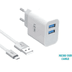 Linktech C203 Safe Micro Usb 10W Dual Hızlı Şarj Aleti 1