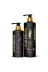 Liquid Keratin #000438 Saç Düzleştirici (2'li) Keratin Bakım Seti - Kuru Mat Sert Kabaran Saçlar İçin (Şampuan+Krem) 2