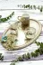 Lora Davet Damat Kahve Tepsi Takım (1 Adet) Mavi 53214 2