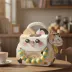LZ-8843 LOZ KEDİ FİGÜRLÜ MEYVE ÇANTASI 360 PARÇA BLOCK OYUNCAK 4